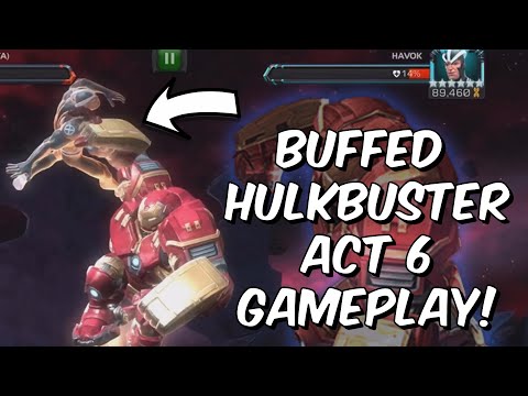Buffed Hulkbuster Act 6 Gameplay! - Act 6.3 Human Torch & Havok - Marvel Contest of Champions