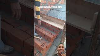 Download lagu Making stairs from bricks #shorts #diy #stairs #home stairs mp3