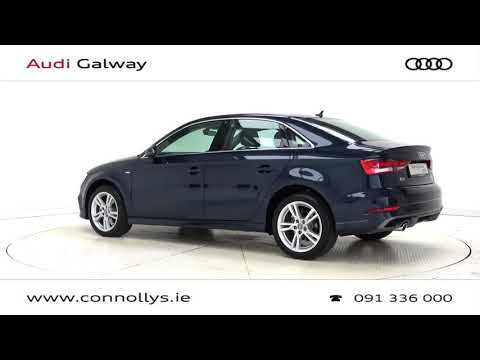 CMG AUDI GALWAY: 2019 A3 SE SALOON S LINE EXTERIOR PACK 1 6TDI 116BHP 191G2967