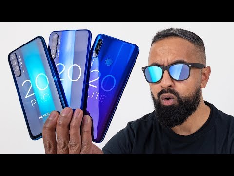 Honor 20 Pro Unboxing vs Honor 20 vs 20 Lite
