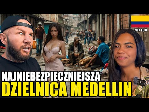 SAME ĆΡUΝΥ i ΡRΟSΤYΤUΤΚΙ 😳 Jessica pokazała nam najgorszą dzielnice Medellín (Kolumbia)