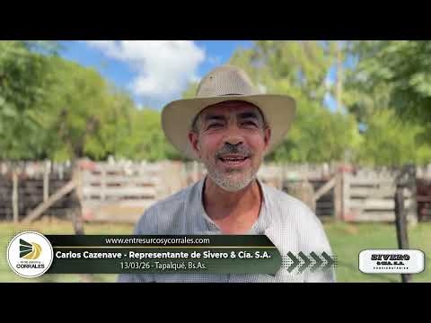 13-03-26 - Carlos Cazenave - Representante de Sivero y Cía. - Tapalqué, Bs. As.