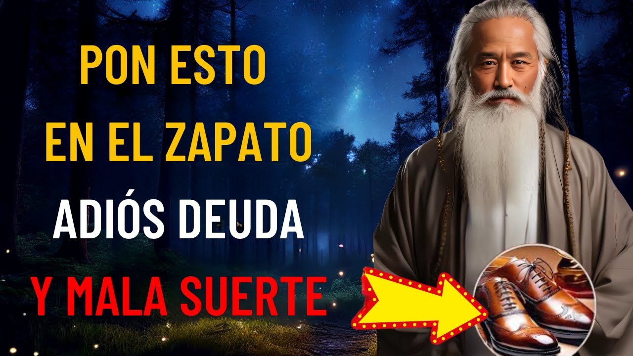 Si pones ESTO en el ZAPATO, NUNCA MÁS tendrás Deudas ni Mala Suerte | Budismo