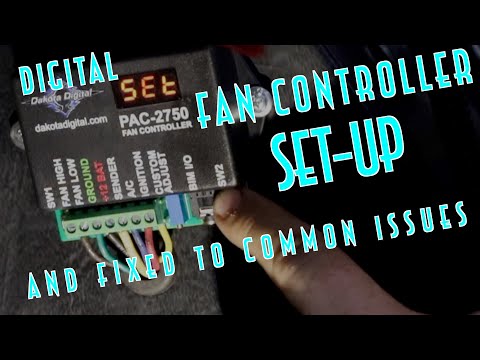 Dakota Digital PAC-2750 fan controller set-up and common problem fixes | Vega EP21