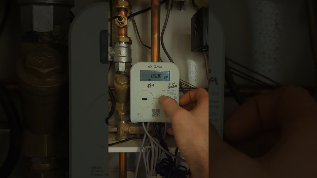 Suddenly showing no flow Axomia heat meter after months of normal ...