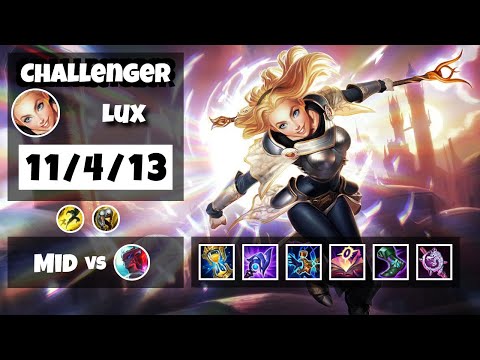 Lux 11.11 Gameplay Challenger S11 Mid (11/4/13) - BR