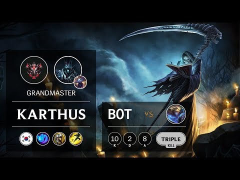 Karthus Bot vs Ezreal - KR Grandmaster Patch 9.12