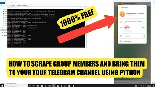 Download the video "how to add telegram members and bring them to your own telegram channel using python"