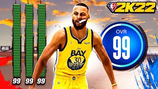 The POWER of a 99 3-POINT RATING on NBA 2K22! BEST JUMPSHOT on NBA 2K22!