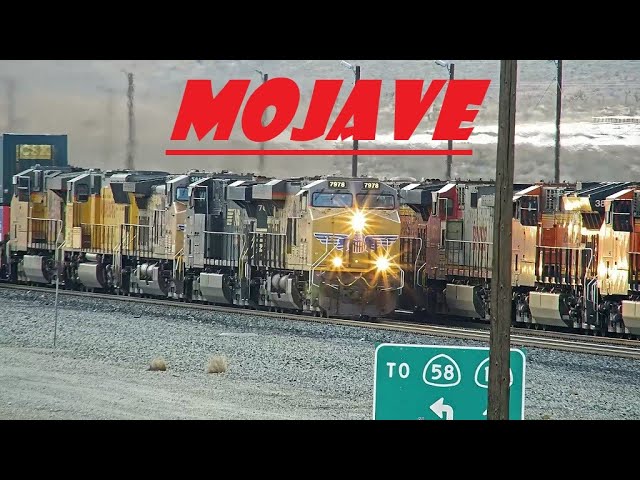 Live webcam view of Mojave Yard Railfan Cam
