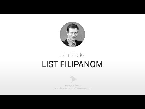 Biblická škola - List Filipanom
