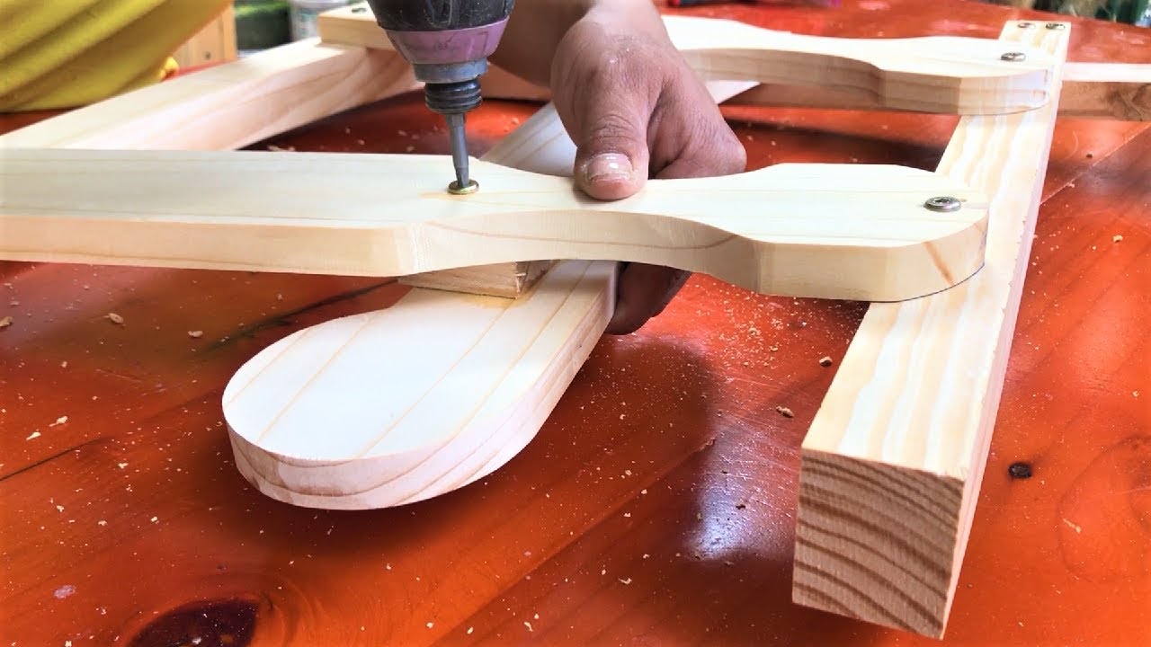 Innovative Design From Recycled Wood // Great Wooden Rocking Chair Design Ideas