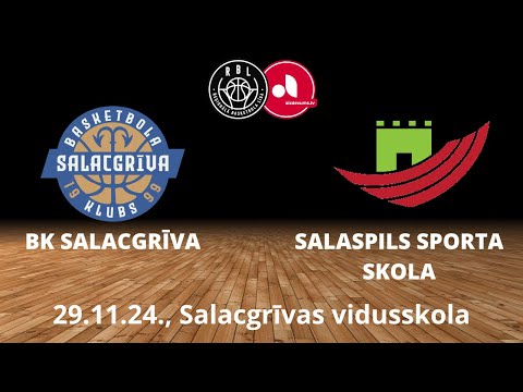 RBL BK Salacgrīva - Salaspils sporta skola TIEŠRAIDE (29.11.24.)