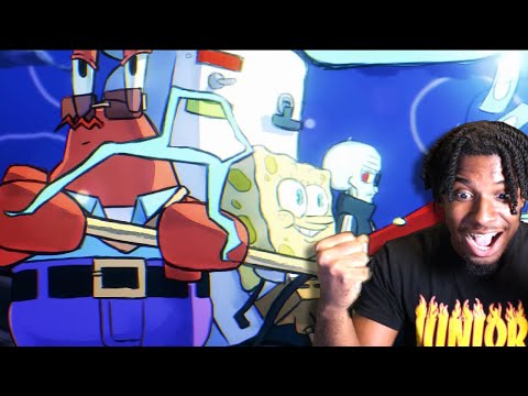 SpongeBob Snapped!!!! KASH KRABS RECORDS - DYNASTY (OFFICIAL VISUALIZER) Reaction