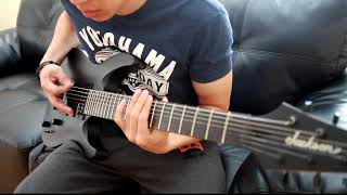 Lacuna Coil - My Demons (Jackson JS22 7 Guitar Cover With Solo)