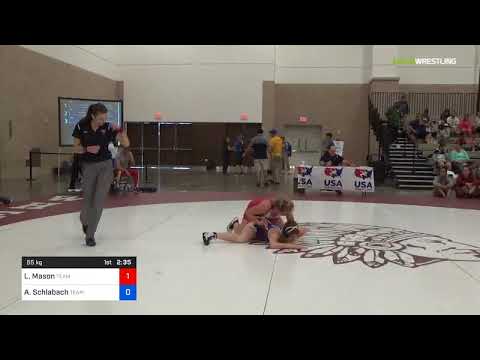 2018 Women's National /UWW Junior Women  55 Consi-Semis - Lauren Mason (Team California) Vs. Andre