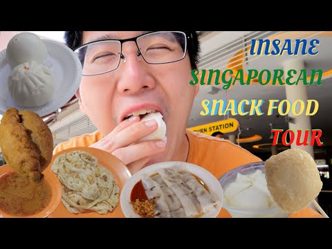 ULTIMATE SINGAPOREAN STREET FOOD TOUR - Trying out LOCAL SNACKS around SINGAPORE (Best ROTI PRATA)!