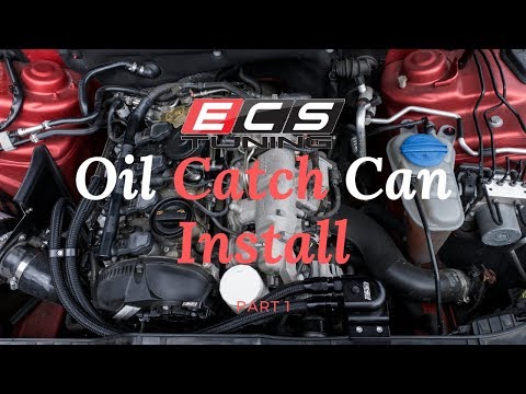 Audi A4 | Oil Catch Can Install PART 1 | ECS Tuning