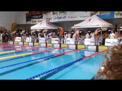 50 free Marco Orsi Ryan Lochte and Steffen Dibler SwimMeeting Bolzano 2014