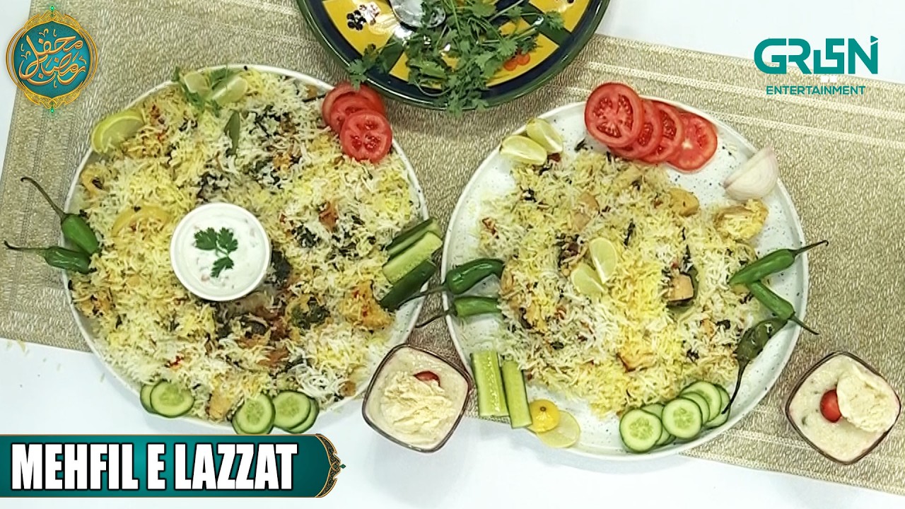 Mehfil e Lazzat | Mughlai Tikka Pulao | Chef : Mahnoor Malik - Ramzan Day 30 | Green TV