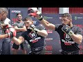 PATRICIO PITBULL PUTS ON STRIKING CLINIC; WORKING COMBINATIONS TO LIGHT UP AJ MCKEE AHEAD OF FIGHT