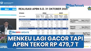 Menkeu Blak-blakan Ungkap APBN Tekor Rp 479,7 Triliun dari Produk Domestik Bruto per Oktober 2025