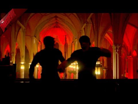 DAREDEVIL 3X10 - Pelea en la iglesia | Daredevil vs Bullseye | Karen, Padre Lantom