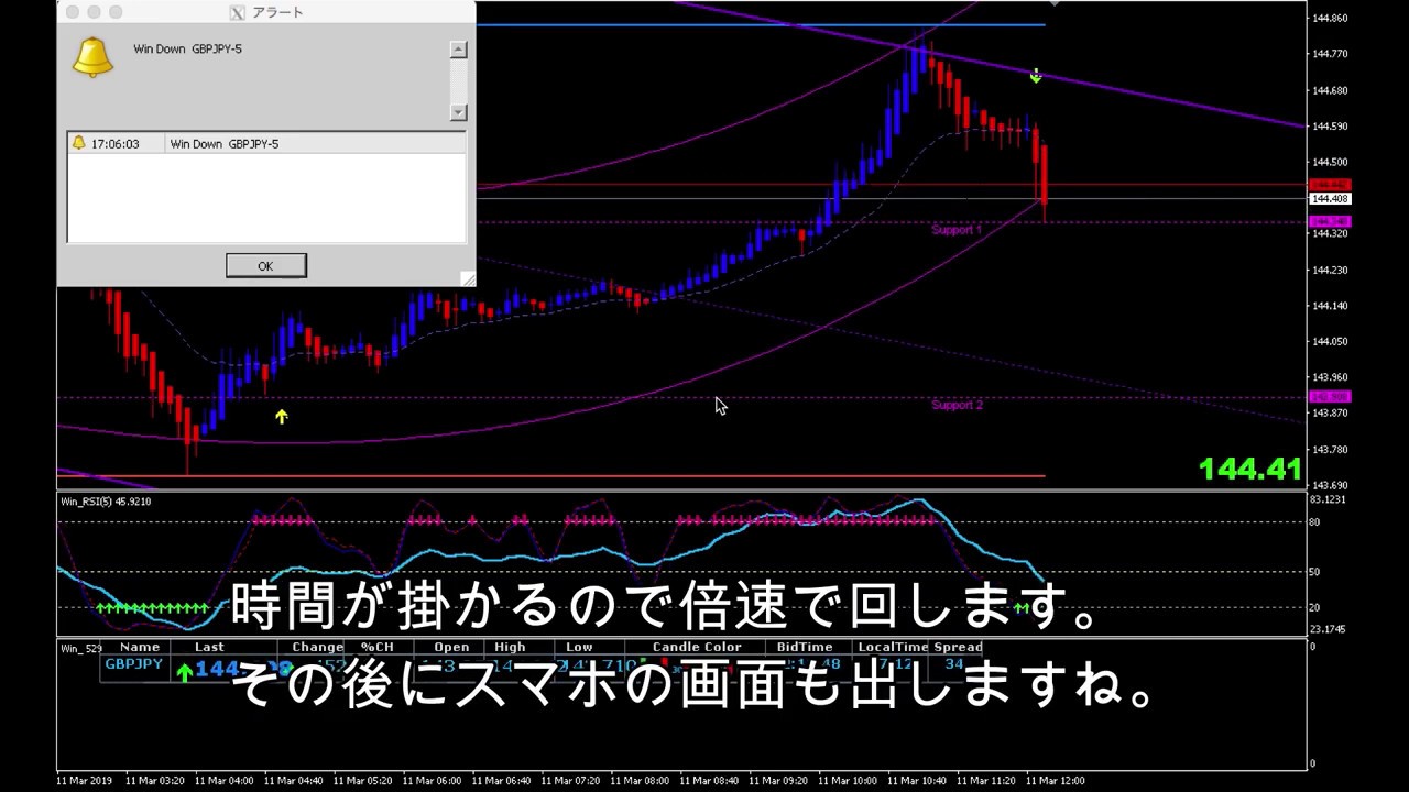 EB win5分足トレード実況