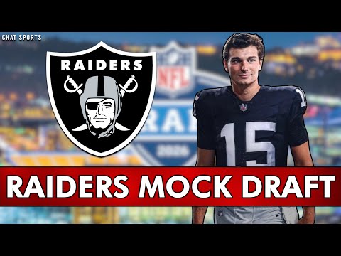 Raiders Select Indiana QB Fernando Mendoza In Las Vegas Raiders Mock Draft 2.0