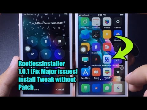 *NEW* RootlessInstaller 1.0.1 Fix failed & Install TWEAK Without Patched (iOS 12-12.1.2)