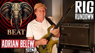 Adrian Belew Guitar Rig Rundown for King Crimson BEAT Tour with Steve Vai, Tony Levin &amp; Danny Carey