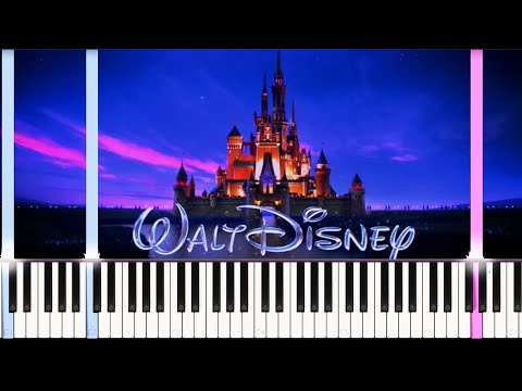 Disney Intro - Opening Theme - Piano tutorial
