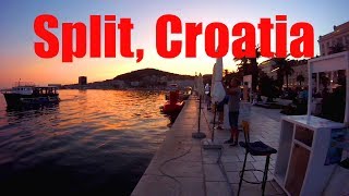 A Beautiful Evening in Lovely Split, Croatia