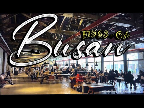 [4K HDR] Viagem à Coreia - atração de Busan Gijang, Culture Factory F1963, passeio a pé pelo Café Terarosa