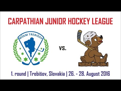 1. kolo CJHL: MŠKM TREBIŠOV - Niedzwiadki Sanok (1. tretina)