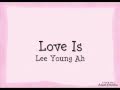 Love is - Lee Young Ah (Baker King OST)(English ...