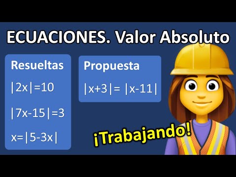 ECUACIONES CON VALOR ABSOLUTO RESUELTAS