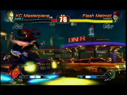 Street Fighter 4 10/09/09 KC Masterpiece (Ab) Albert (Bi) vs Flash Metroid (Vi)