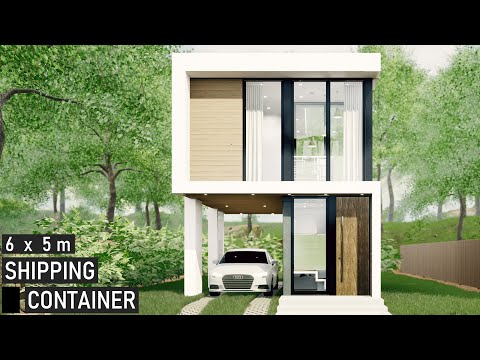 Modern Shipping Container Home - 5 x 6 Meters