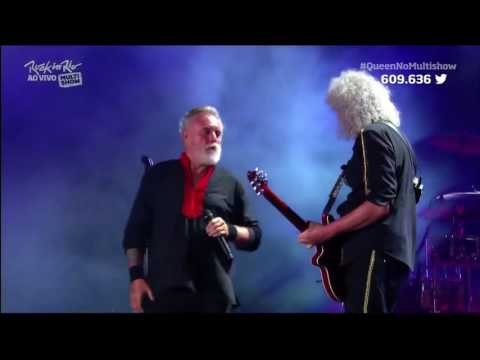 Queen Roger Taylor A Kind Of Magic Live Rio+Solo drums HD