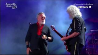 Queen Roger Taylor A Kind Of Magic Live Rio+Solo drums HD
