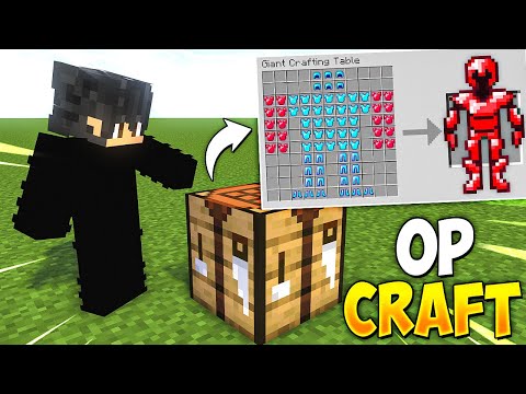 GIANT Minecraft Crafting Madness