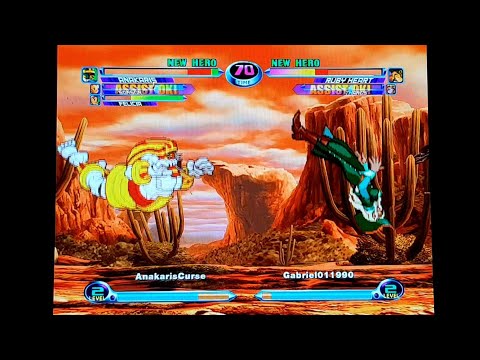 MVC2: Funny/Weird Clips #16: Anakaris vs Ruby Heart both Tripped Twice