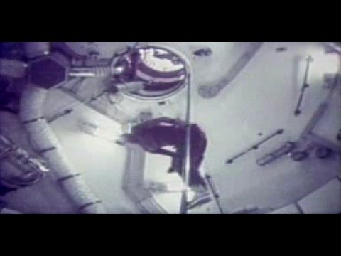 Skylab astronauts have fun
