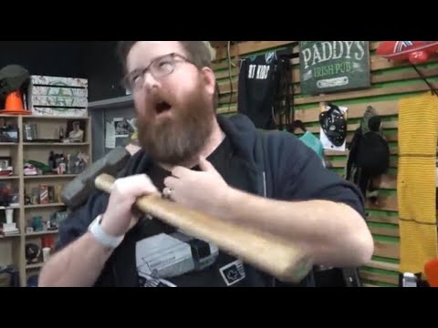 Jack getting hit in the throat with a MoonBall