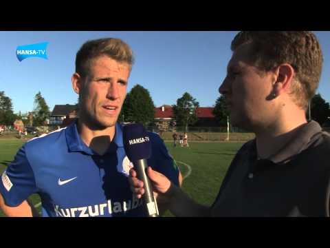 Interviews nach dem Testspiel gegen den TSV Bützow