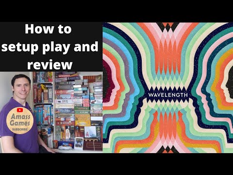 How to play Wavelength party word estimating board game AmassGames #boardgame #tabletop estimating - YouTube