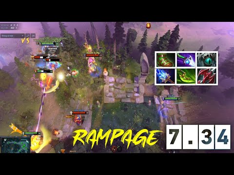 Patch 7.34 broken - why you should ban meepo from now on! Meepo vs 5 buffed counter - 1 rampage