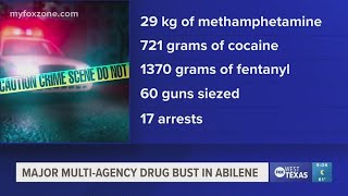 Major drug bust in Abilene, 17 facing federal charges