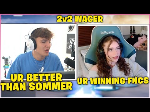 CLIX Impressed After GOING Against His EX GIRLFRIEND (LINA) In 2v2 BOXFIGHT Wager (Fortnite Moments)